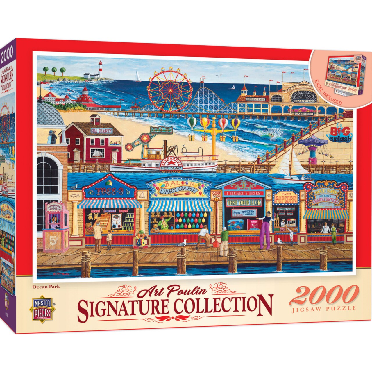 Masterpieces 2000 Piece Jigsaw Puzzle for Adults - Ocean Park - 39"x27"